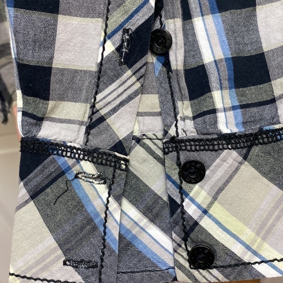 BKE athletic fit button up collared shirt men’s size XL long sleeve shirt Buckle - Picture 7 of 8